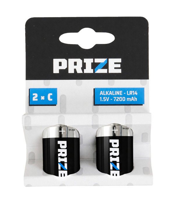 Batteri superalkaline C 2-pk. - PRIZE®
